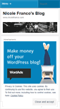 Mobile Screenshot of nicolefranco.wordpress.com