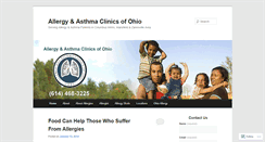 Desktop Screenshot of columbusohioallergyclinic.wordpress.com