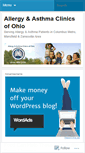Mobile Screenshot of columbusohioallergyclinic.wordpress.com