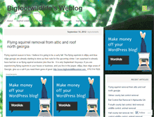 Tablet Screenshot of bigfootwildlifecontrol.wordpress.com