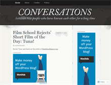 Tablet Screenshot of conversationseries.wordpress.com