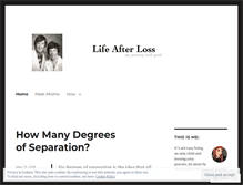 Tablet Screenshot of lifeaftermum.wordpress.com