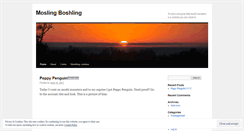 Desktop Screenshot of moshlingboshling.wordpress.com