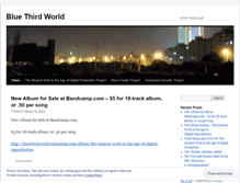 Tablet Screenshot of bluethirdworld.wordpress.com