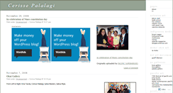 Desktop Screenshot of cerissepalalagi.wordpress.com
