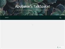 Tablet Screenshot of abubaka.wordpress.com
