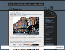 Tablet Screenshot of northernballettheatre.wordpress.com