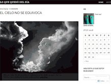 Tablet Screenshot of loquequedodeldia.wordpress.com