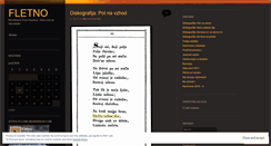 Desktop Screenshot of fletno.wordpress.com