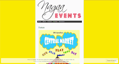 Desktop Screenshot of nagaaevents.wordpress.com