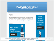 Tablet Screenshot of paulgestwicki.wordpress.com