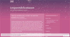 Desktop Screenshot of icequeendelicatessen.wordpress.com