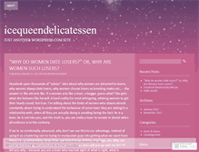 Tablet Screenshot of icequeendelicatessen.wordpress.com