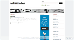 Desktop Screenshot of professoroldham.wordpress.com