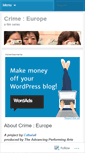 Mobile Screenshot of crimeeurope.wordpress.com