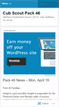 Mobile Screenshot of cubpack46.wordpress.com