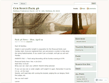 Tablet Screenshot of cubpack46.wordpress.com