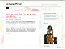 Tablet Screenshot of malluactressmasala.wordpress.com