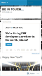 Mobile Screenshot of beintouchwith.wordpress.com