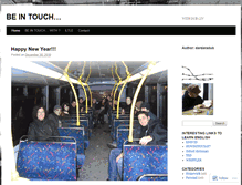 Tablet Screenshot of beintouchwith.wordpress.com