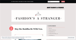 Desktop Screenshot of fashionsastranger.wordpress.com
