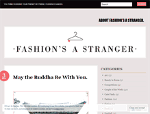 Tablet Screenshot of fashionsastranger.wordpress.com