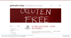 Desktop Screenshot of glutenfreewifey.wordpress.com