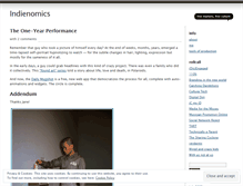 Tablet Screenshot of indienomics.wordpress.com