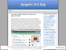Tablet Screenshot of macgeeks.wordpress.com