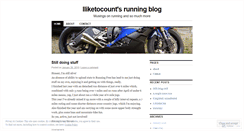 Desktop Screenshot of iliketocount.wordpress.com