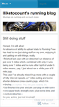 Mobile Screenshot of iliketocount.wordpress.com