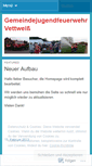 Mobile Screenshot of jugendfeuerwehrvettweiss.wordpress.com
