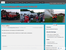 Tablet Screenshot of jugendfeuerwehrvettweiss.wordpress.com