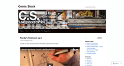 Desktop Screenshot of comicstock.wordpress.com