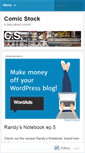 Mobile Screenshot of comicstock.wordpress.com