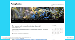 Desktop Screenshot of nanophysics.wordpress.com