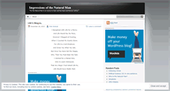 Desktop Screenshot of naturalmancave.wordpress.com