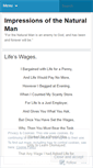 Mobile Screenshot of naturalmancave.wordpress.com