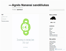 Tablet Screenshot of agnenananai.wordpress.com