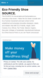 Mobile Screenshot of ecoshoesource.wordpress.com