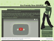 Tablet Screenshot of ecoshoesource.wordpress.com