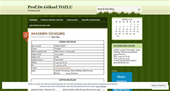 Desktop Screenshot of gokseltozlu.wordpress.com