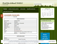 Tablet Screenshot of gokseltozlu.wordpress.com