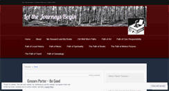 Desktop Screenshot of letthejourneysbegin.wordpress.com