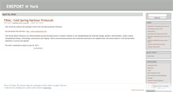 Desktop Screenshot of ereport.wordpress.com