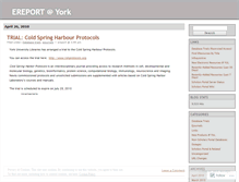 Tablet Screenshot of ereport.wordpress.com