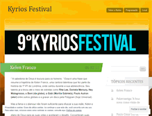 Tablet Screenshot of kyriosfestival.wordpress.com