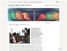 Tablet Screenshot of gatewaybikeandboathouse.wordpress.com