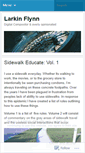 Mobile Screenshot of larkinflynn.wordpress.com
