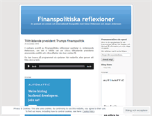 Tablet Screenshot of finanspolitik.wordpress.com